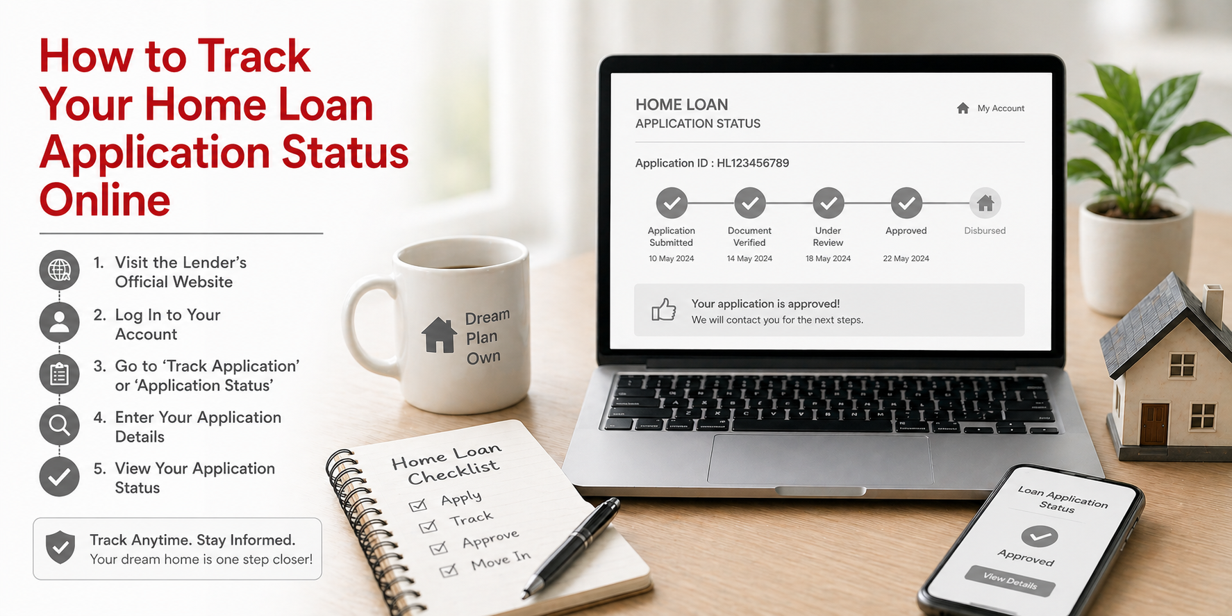 How to Track Home Loan Application Status Online